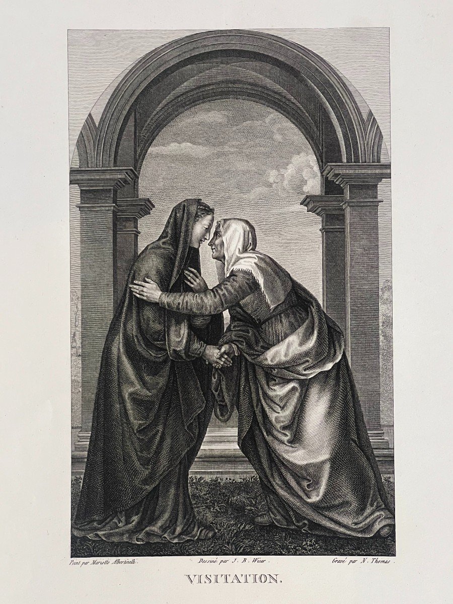 The Visitation, Mariotto Albertinelli, Etching