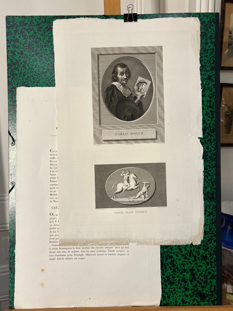 Self-portrait, Carlo Dolci, Etching-photo-2