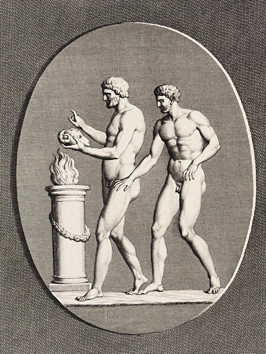 Joseph Et La Femme De Putiphar, Bronzino, Eau Forte-photo-4