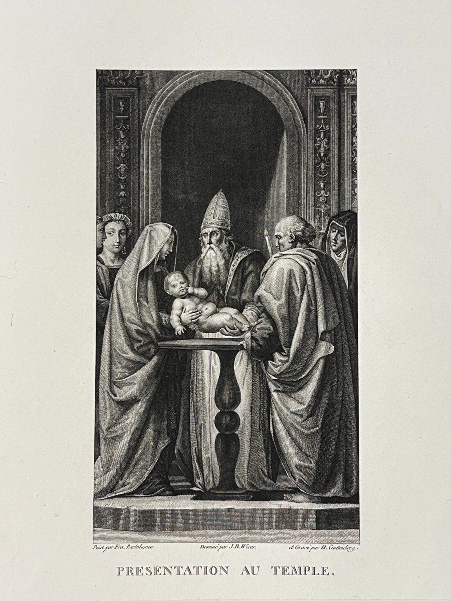 Presentation At The Temple, Fra-bartoloméo, Etching-photo-2