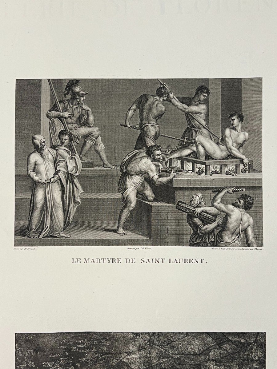 The Martyrdom Of Saint Lawrence, Bronzino, Etching-photo-4