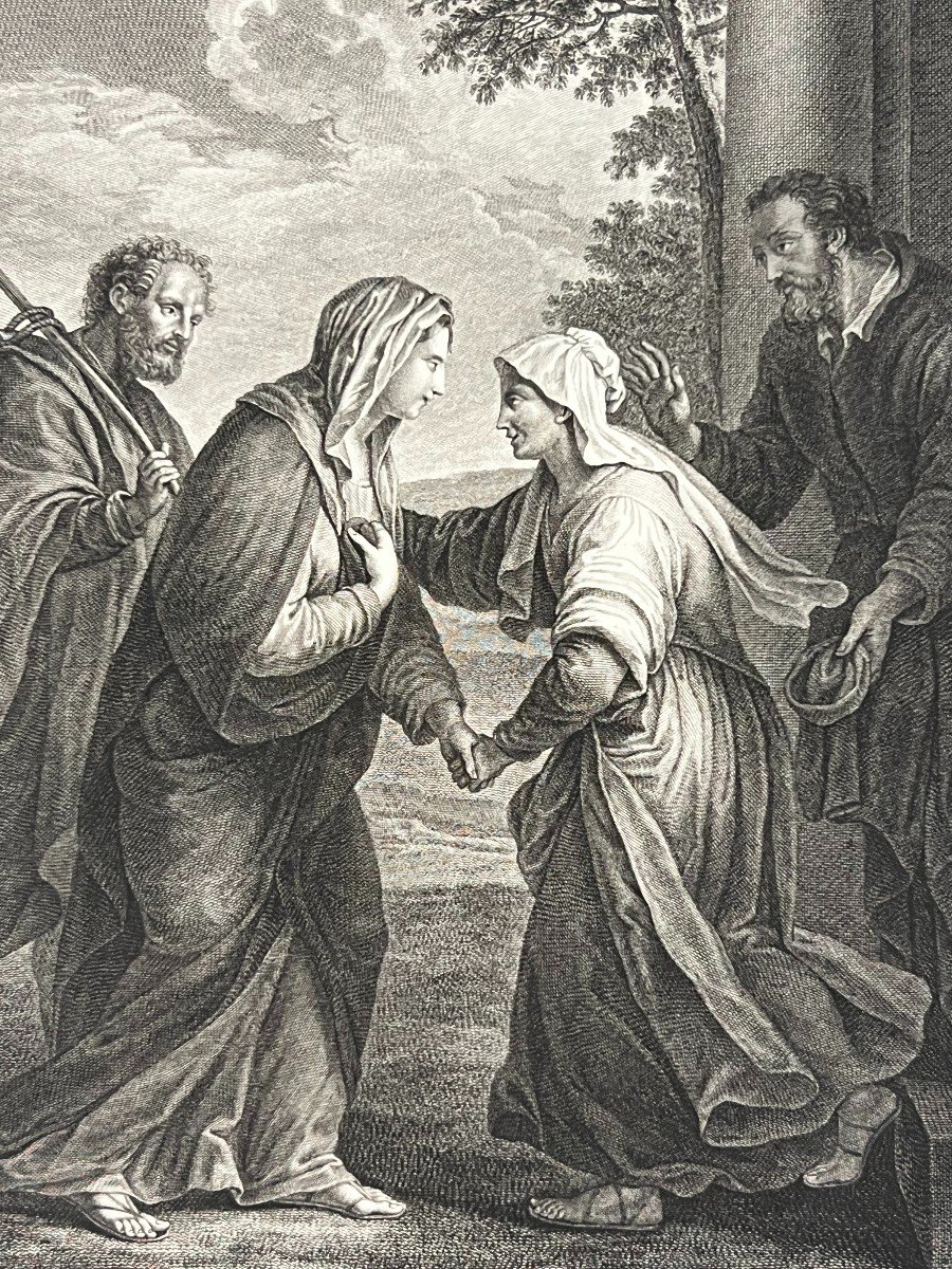 The Visitation Of The Virgin, Morandini, Etching