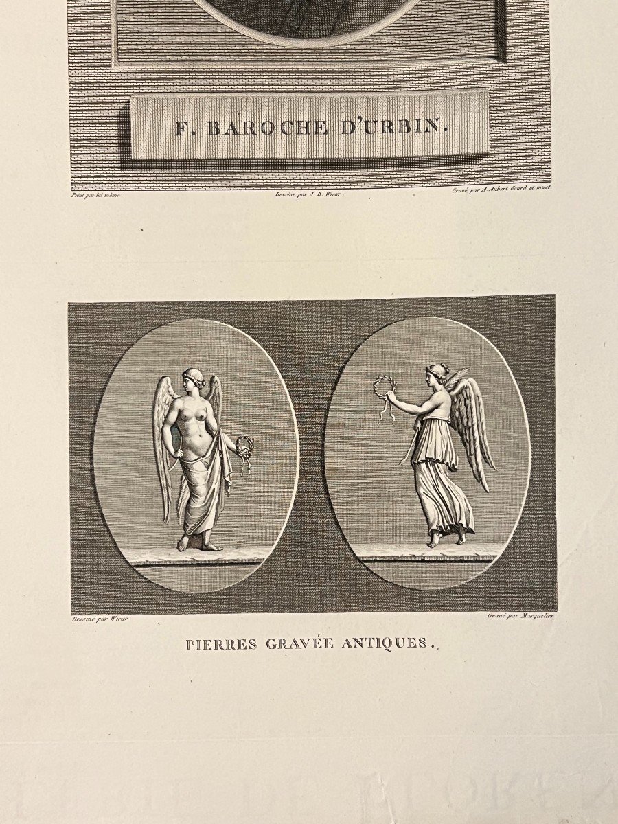 Frédéric Baroche, Self-portrait, Etching-photo-3