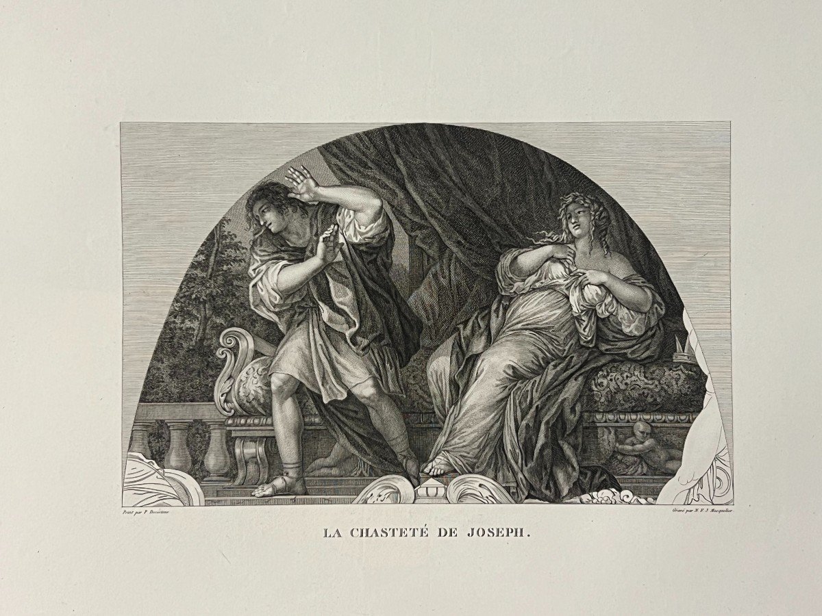 La Chasteté De Joseph, Pietro Da Cortona, Eau-forte-photo-1