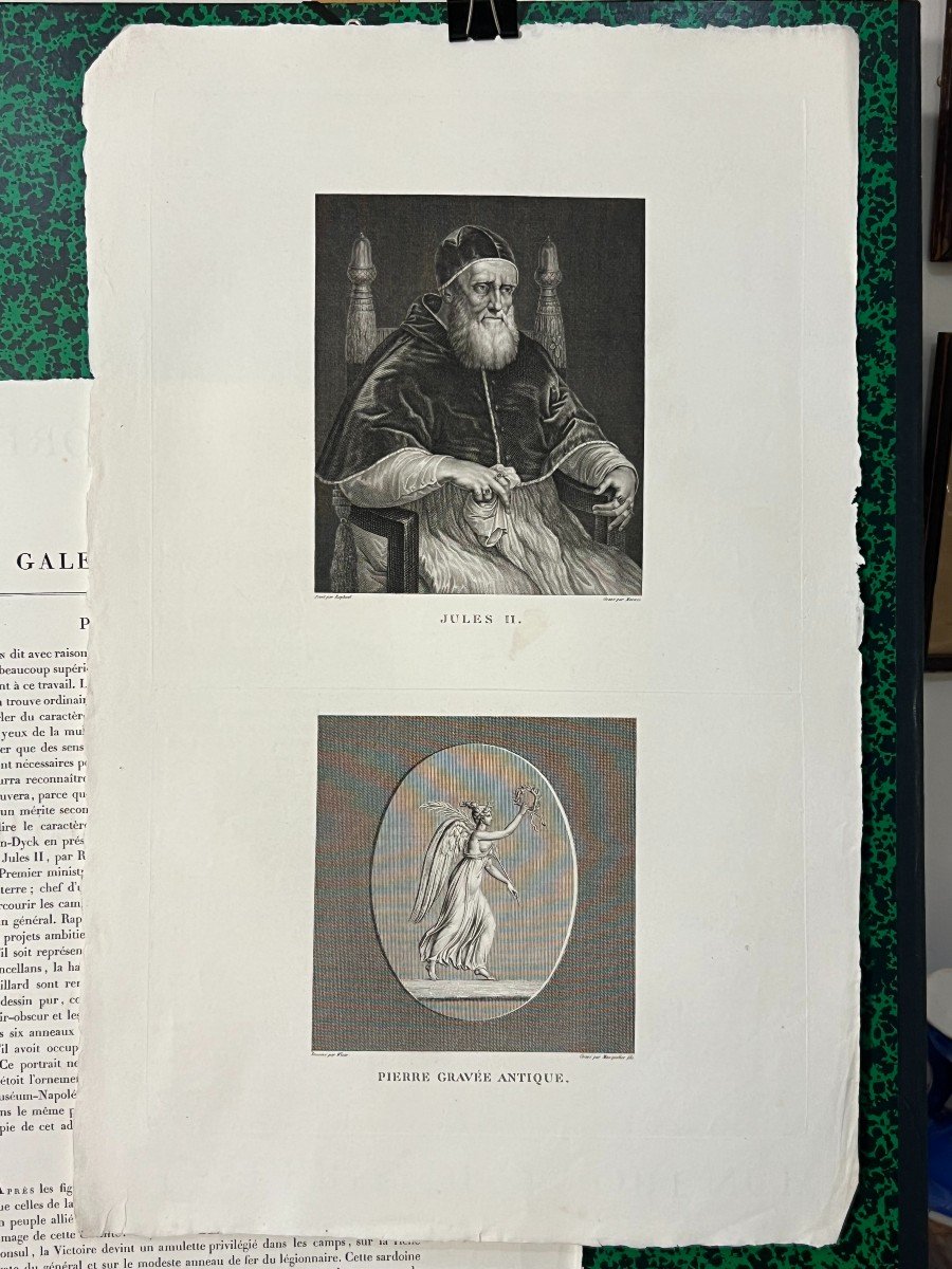 Portrait Of Julius Ii, Raphael, Etching-photo-2