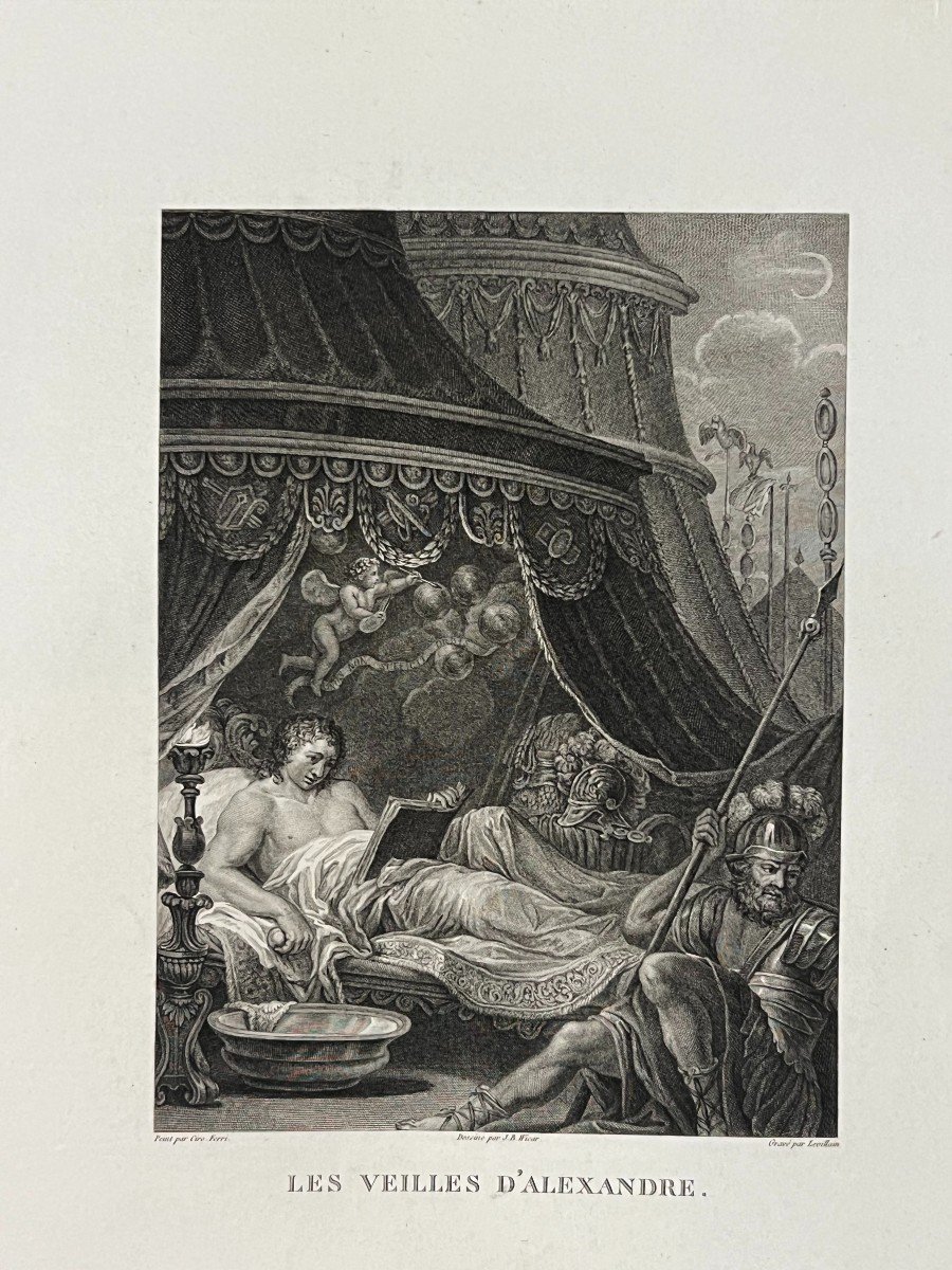 Alexander's Vigils, Ciro Ferri, Etching-photo-4