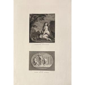 Penitent Madeleine, Fracesco Furini, Etching