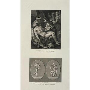 Descent From The Cross, Cigoli, Etching