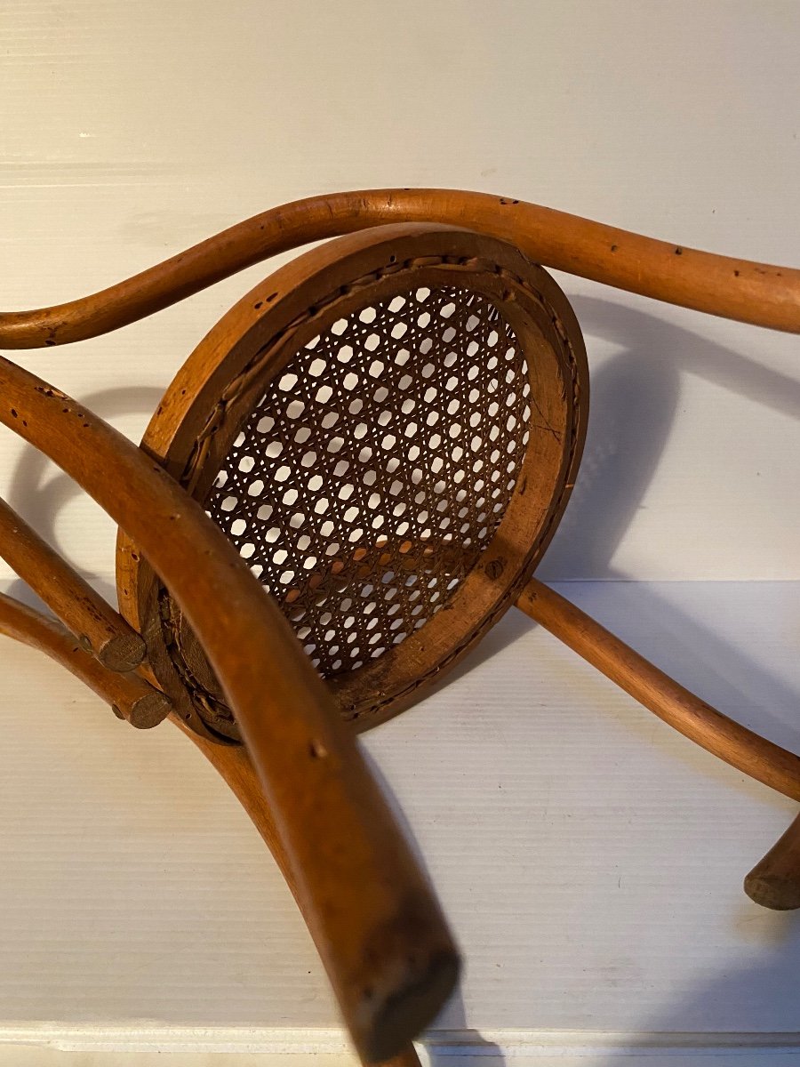 Pair Of Doll Armchairs Thonet 1900-photo-2