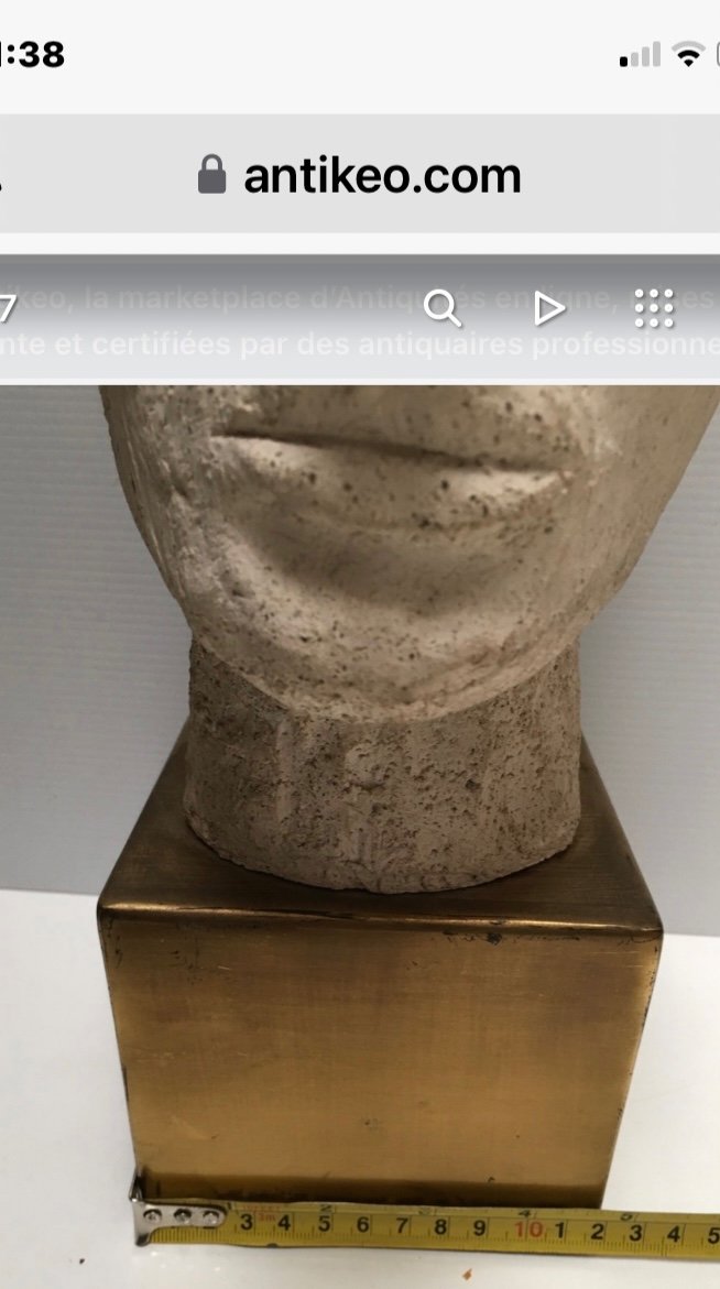 Bronze Ceramic Bust-photo-3