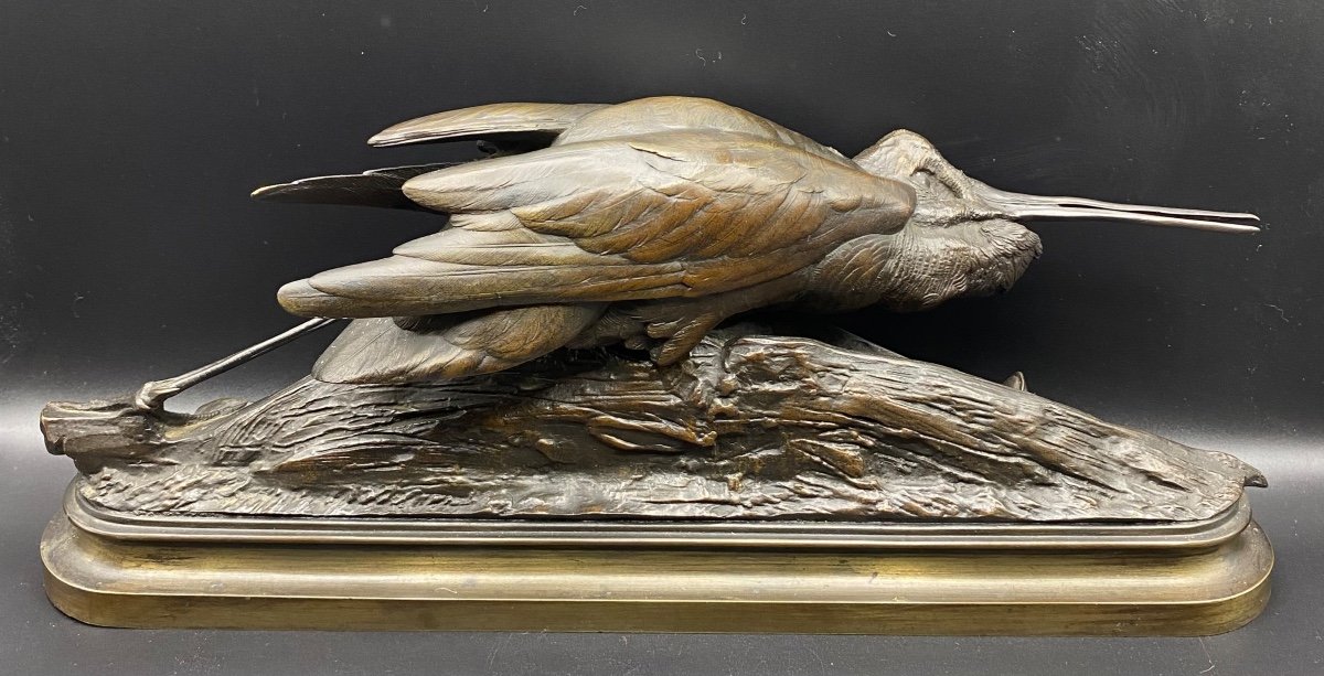 Bronze By Cain XIXth A Woodcock…