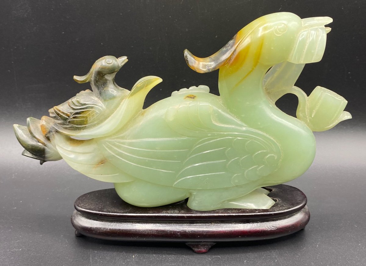 Chinese Cut Nephrite Jade 1930-photo-3