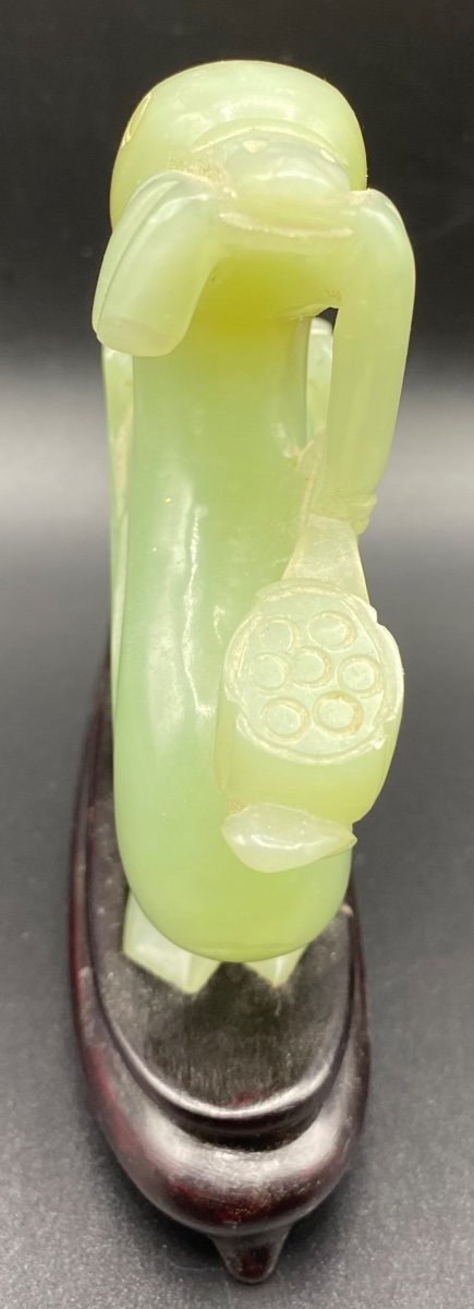 Chinese Cut Nephrite Jade 1930-photo-4