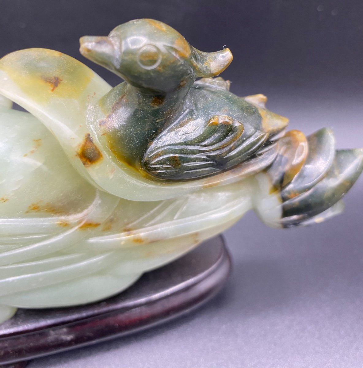 Chinese Cut Nephrite Jade 1930-photo-3