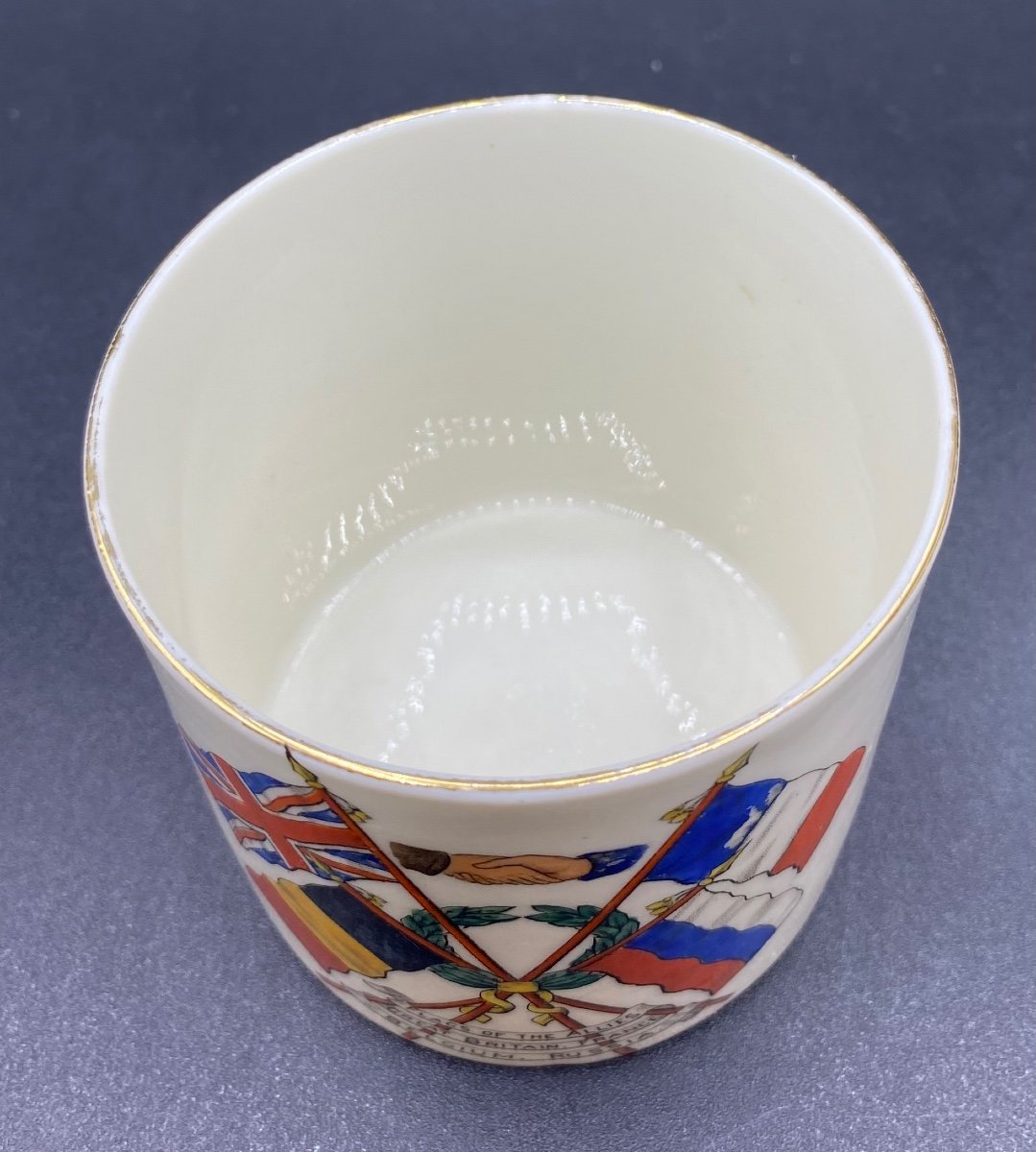 Verre Commémoratif Porcelaine Vers 1950 Par W. H. Goss-photo-4