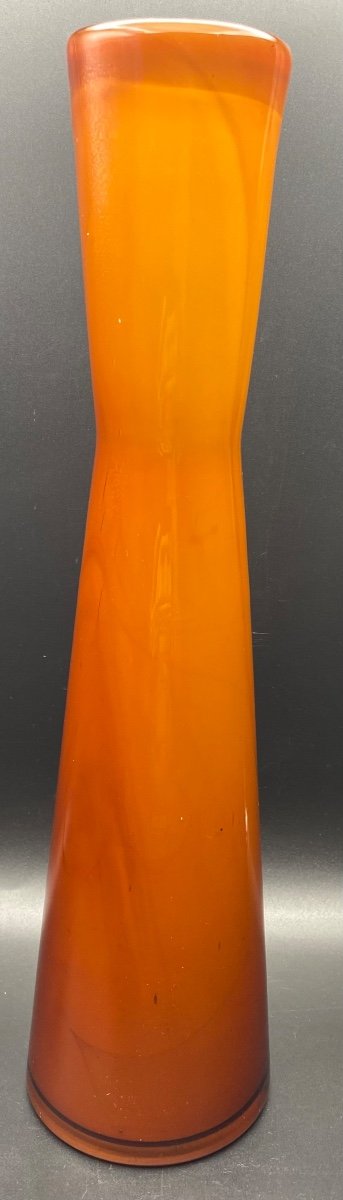 Vase 3 Couches En Pate De Verre De Murano Des Années 1960/70