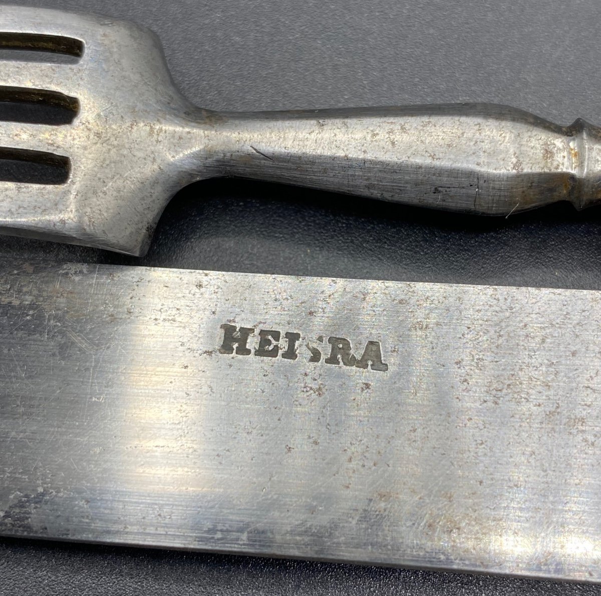 Table Cutlery (knife And Fork) Sterling Silver And Steel From The 17th Century By Heisra-photo-4