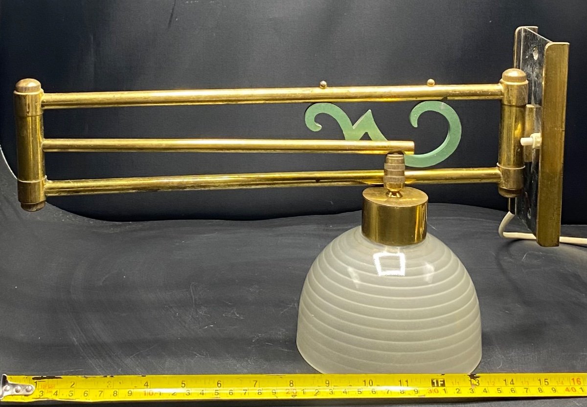 Gilt Bronze Wall Lamp From The 1940s French -photo-6