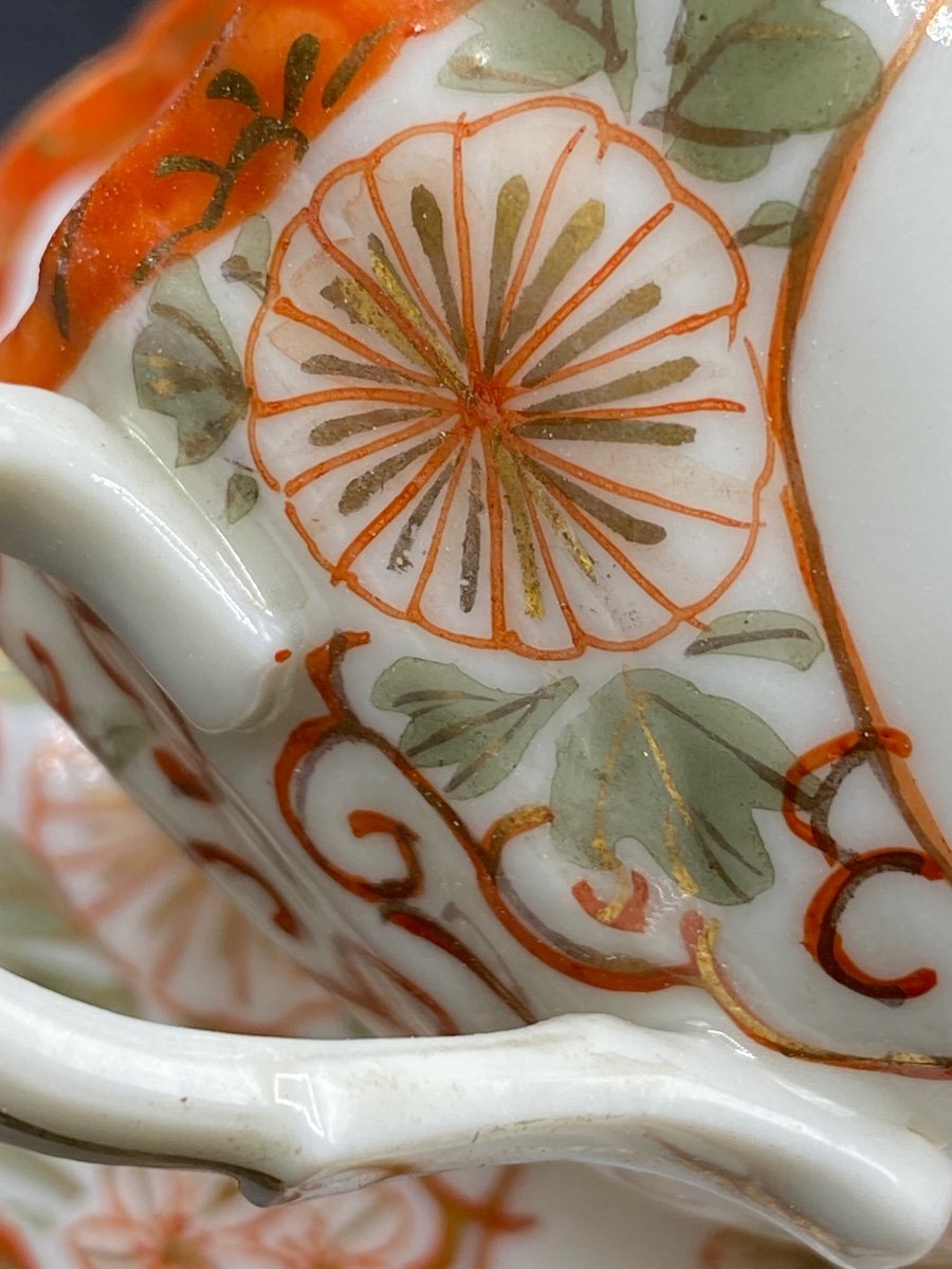 Tasse À Thé En Porcelaine «  Coquille D’œuf «  Japonaise Vers 1900-photo-2