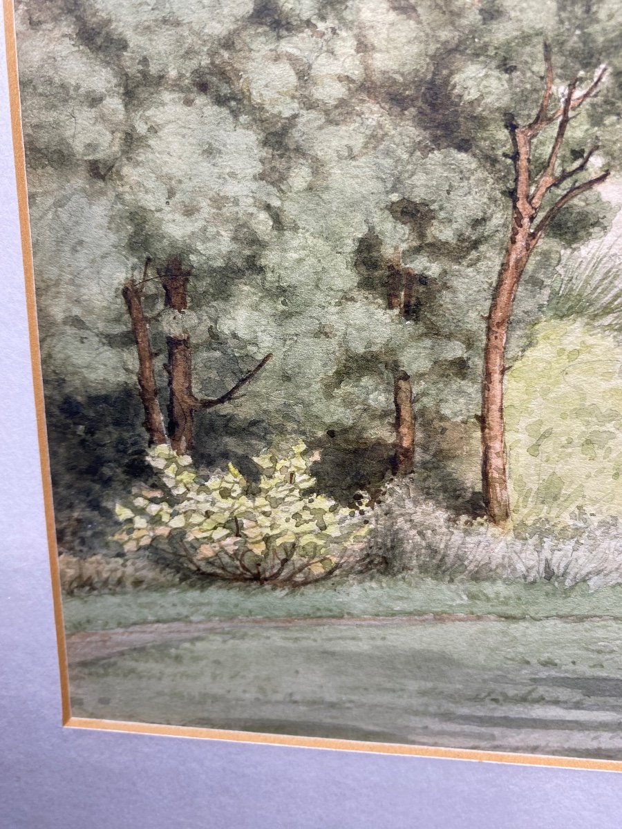 Watercolor By D. Noël From The 1920s (4 Of 4)-photo-3