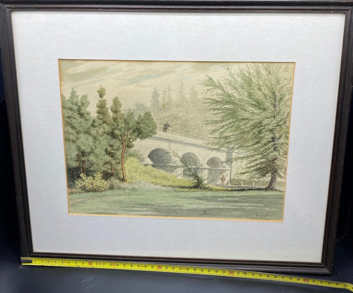 Watercolor By D. Noël From The 1920s (4 Of 4)-photo-2