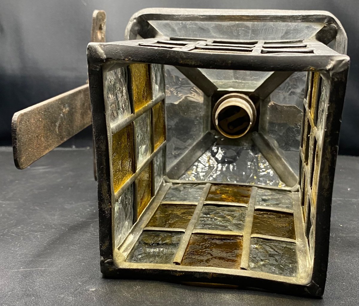 Small French 1930s Outdoor Lantern -photo-1