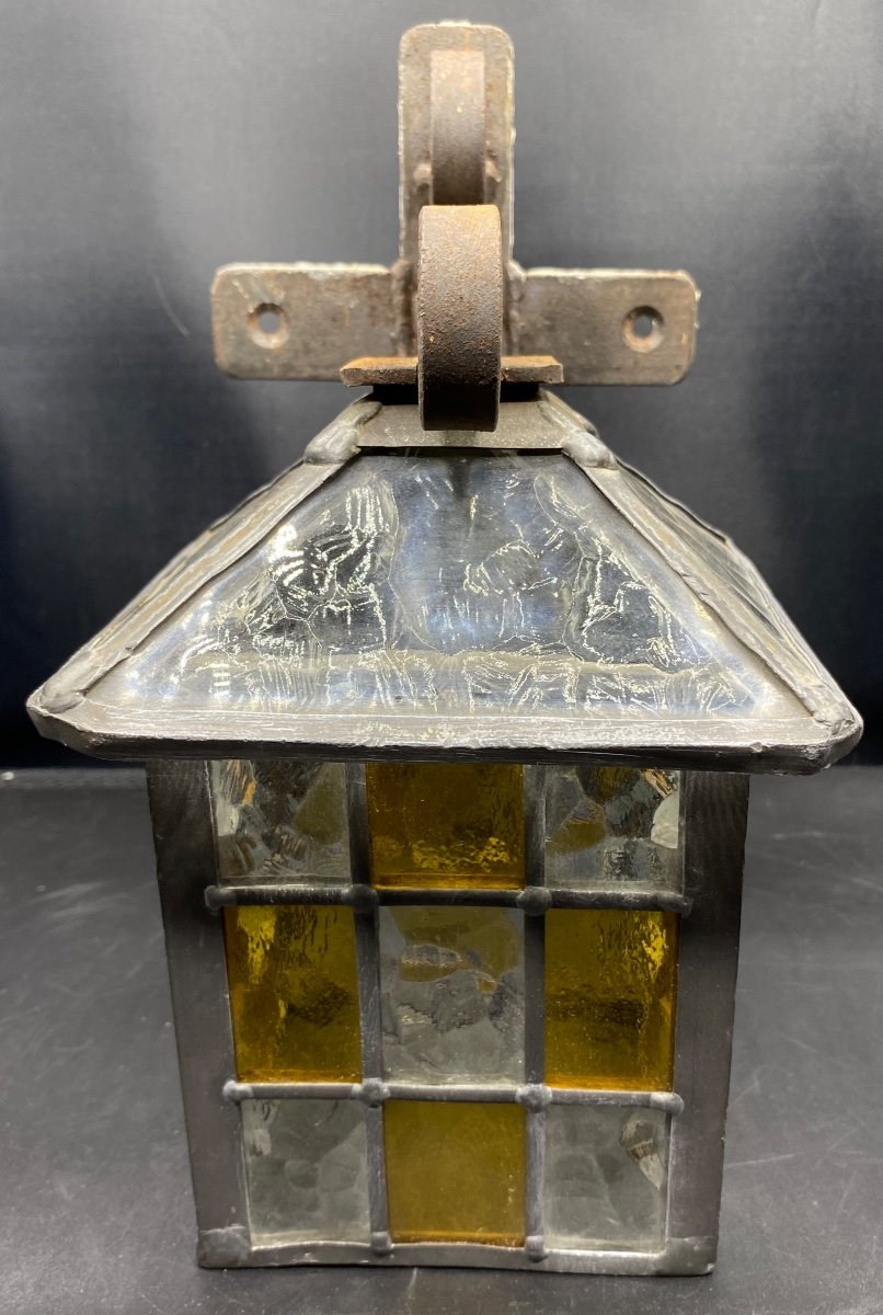 Small French 1930s Outdoor Lantern 