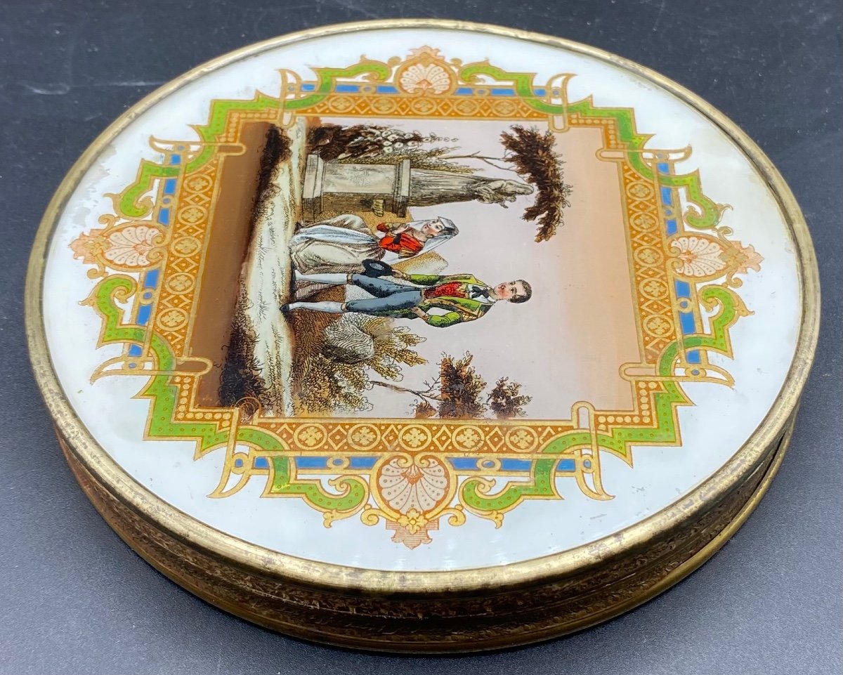 Large Box Of Delights With One Fixed Under Glass Circa 1930/40 French -photo-2