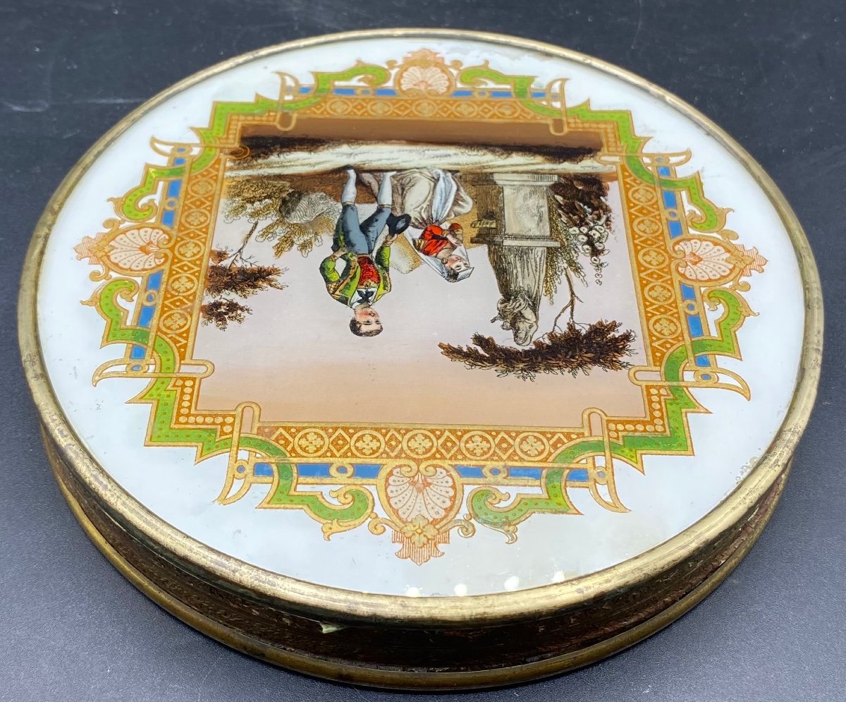 Large Box Of Delights With One Fixed Under Glass Circa 1930/40 French -photo-3
