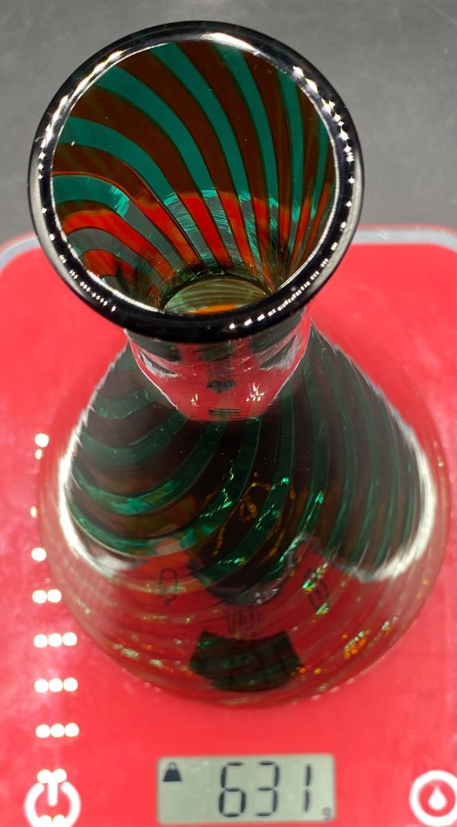 Viart Murano Multiple Layered Glass Soliflore Vase From The 1960s/70s-photo-7