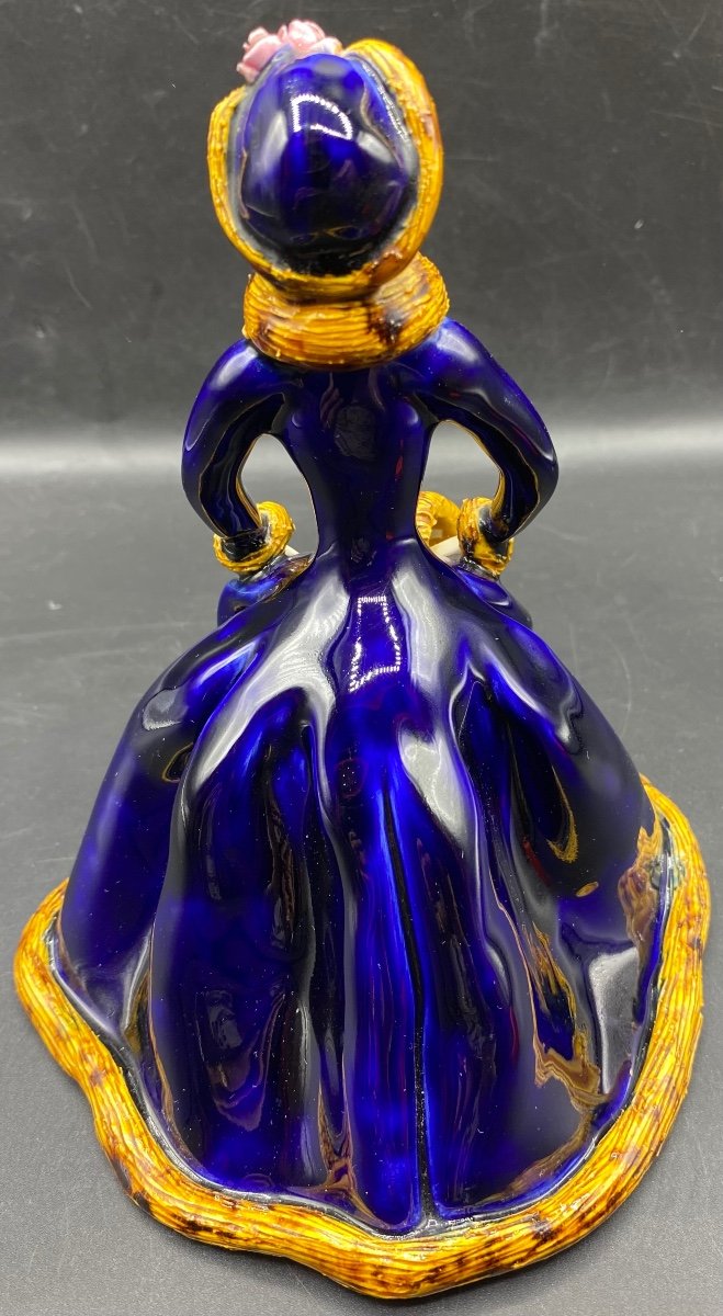 Subject In Russian Glazed Terracotta Around 1950/60-photo-3