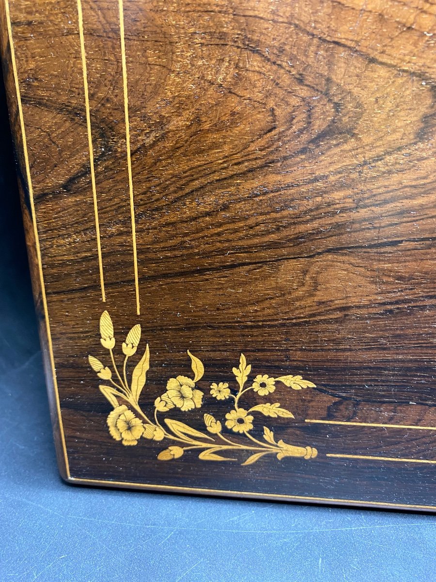 Large 19th French Marquetry Box -photo-1