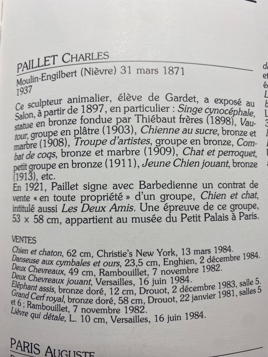 Sujet éléphant En Bronze Fondu Ciselé Doré Par Charles Paillet Vers 1900-photo-7