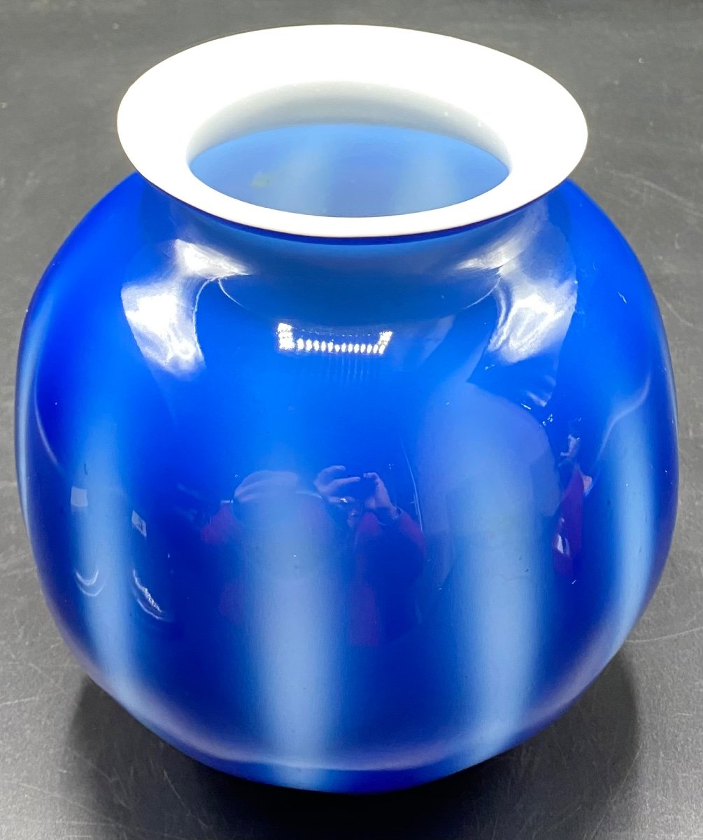 Murano Three Layer Ball Vase Circa 1930/40-photo-4