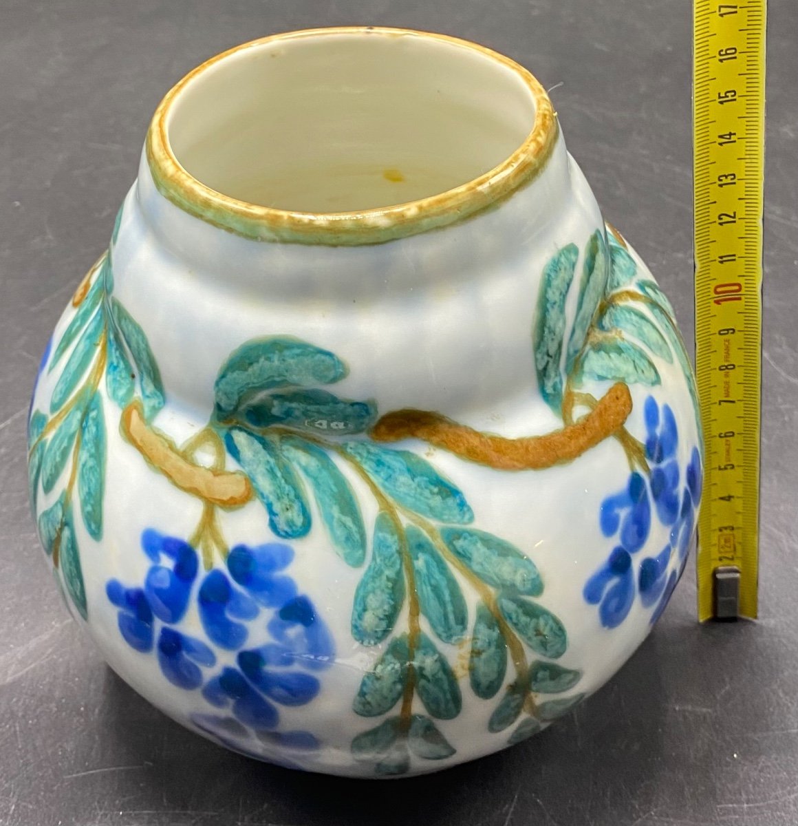 Vase En Porcelaine émaillée Par Tharaud Des Années 1920-photo-5