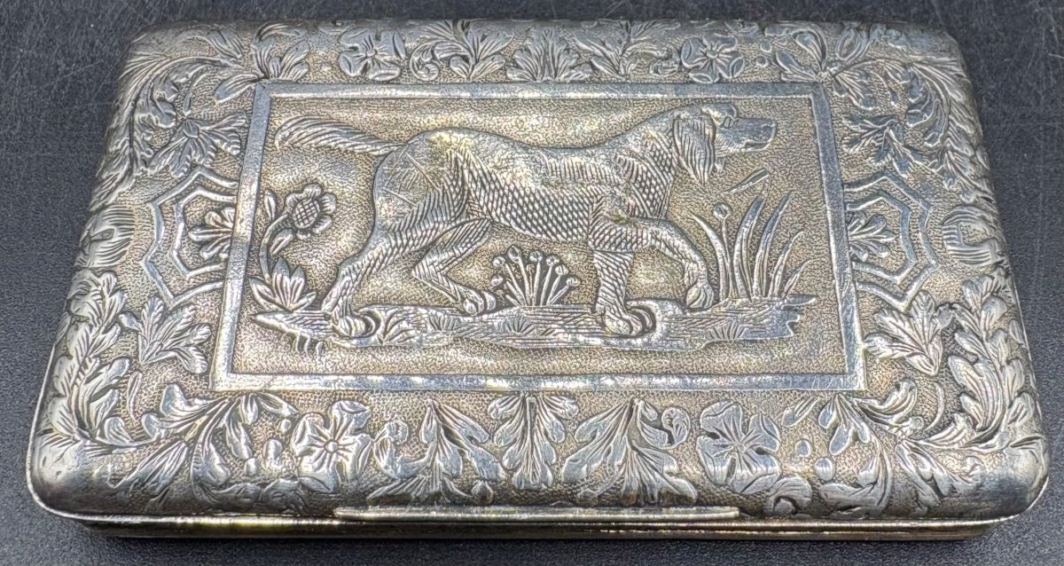 Early 19th Century French Solid Silver Snuff Box 