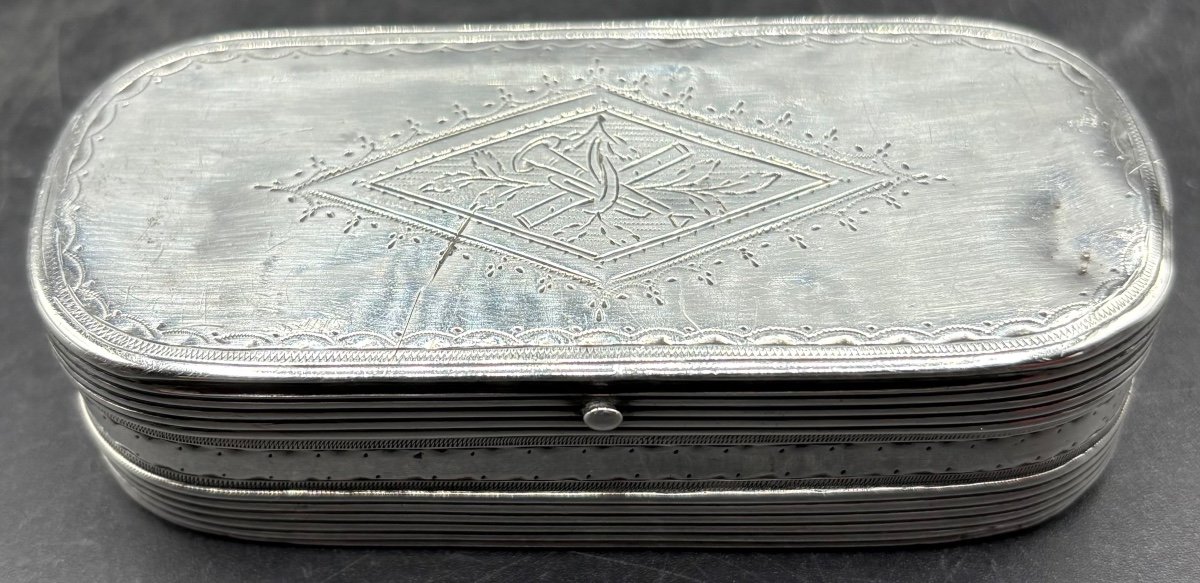 Early 19th Century French Solid Silver Snuff Box 