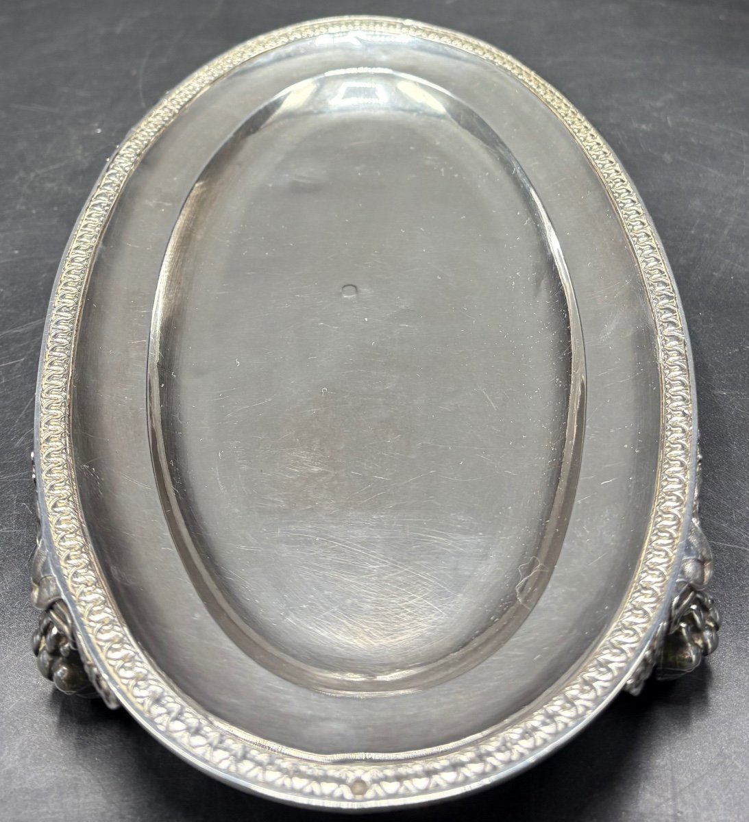 Petit Plat En Argent Massif Début XIXème ( 1819-38 ) Français - Paris-photo-4