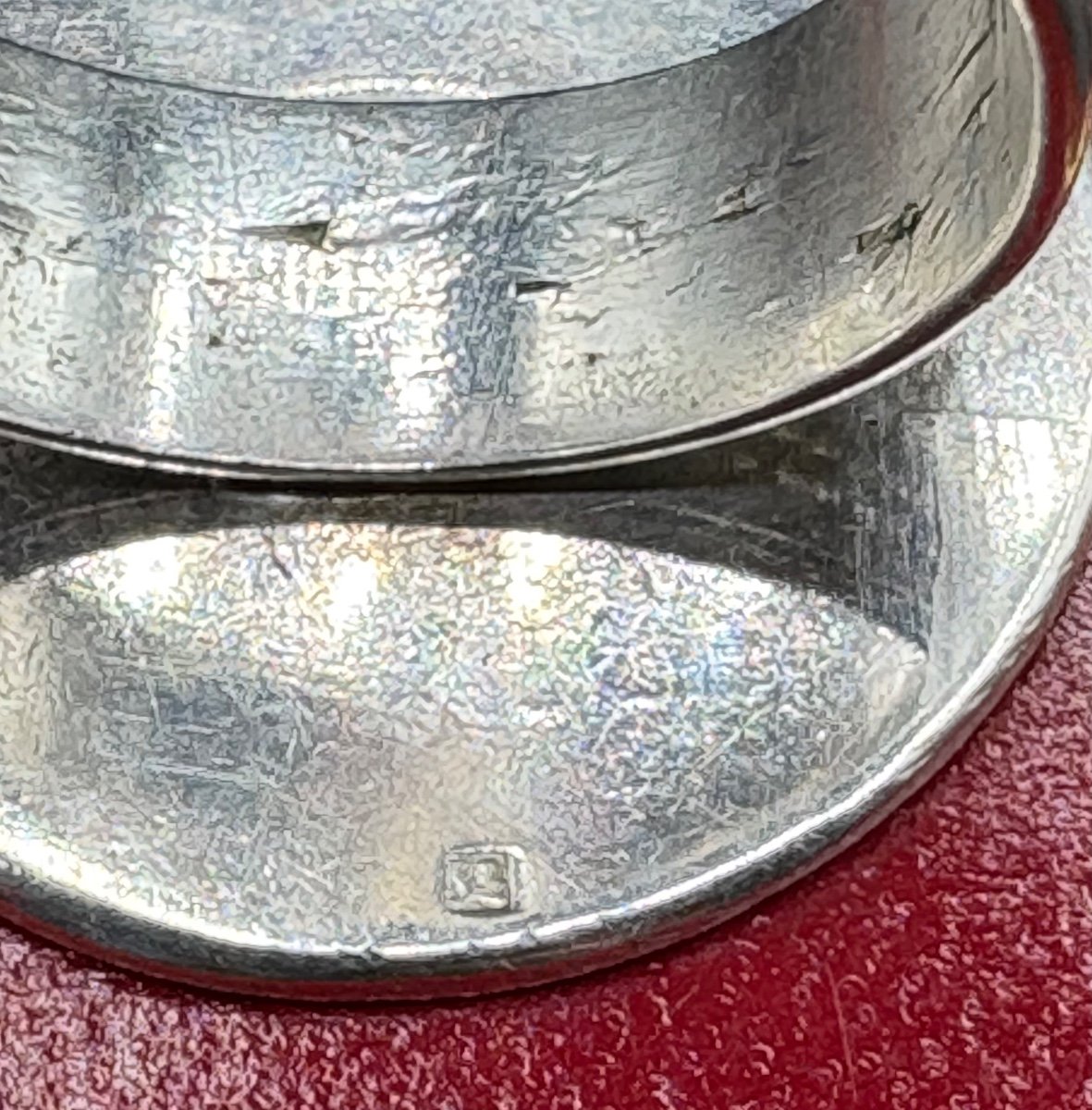 1980s Egyptian Solid Silver Ring-photo-2