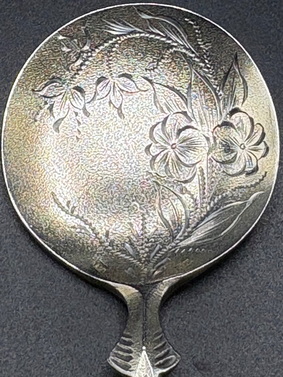 A Set Of Twelve 1900s European Sterling Silver Ice Cream Spoons-photo-3