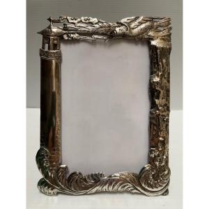 Chinese Sterling Silver Frame 1920