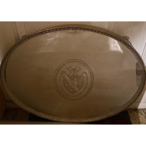 Important 18th Century Sterling Silver Ceremonial Tray