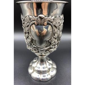 XIXth Austro Hungarian Sterling Silver Hunting Cup