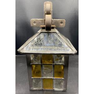 Small French 1930s Outdoor Lantern 