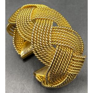 Bracelet En Métal Doré, Européen Des Années 1960/70