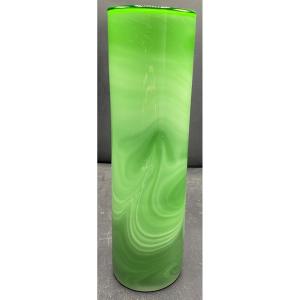 Murano Multi-layer Glass Roller Vase Circa 1950