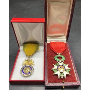 Médailles En Argent Massif Français XIXème