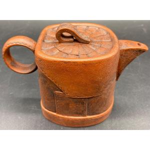 Small Chinese Terracotta Teapot Signed 1920s/30s