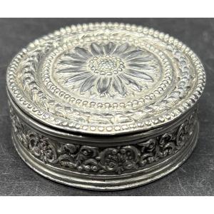 Sterling Silver Pill Box For France Circa 1900