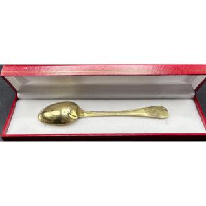 A Silver-gilt Teaspoon Circa 1789 French